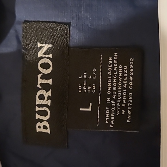 Mens large Burton shell jacket. New - Picture 3 of 11